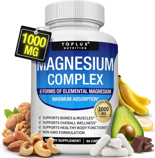 Magnesio Complex 8 en 1 Certificado Americano